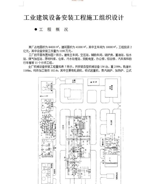 41000㎡工业厂房机械设备安装工程施工组织设计 19p免费下载 电气施工