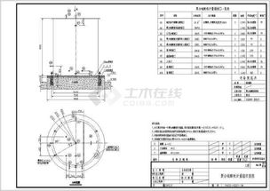 某公司设计水处理通用设备安装图纸